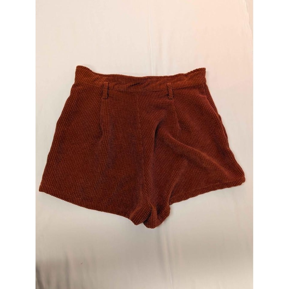 Altar'd State Rust Corduroy Lounge Shorts Womens Medium Cozy Boho - Picture 5 of 5